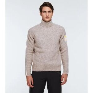 Bogner Turtleneck Sweater Mens S Beige‎ Wool Blend